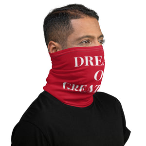 DREAMS OF GREATNESS Face Cover (RED)