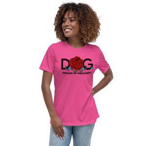 D.O.G. Rose Women's Relaxed Tee Shirt