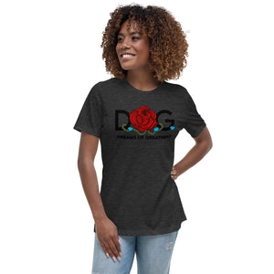 D.O.G. Rose Women's Relaxed Tee Shirt