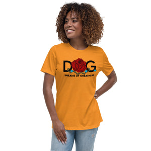 D.O.G. Rose Women's Relaxed Tee Shirt