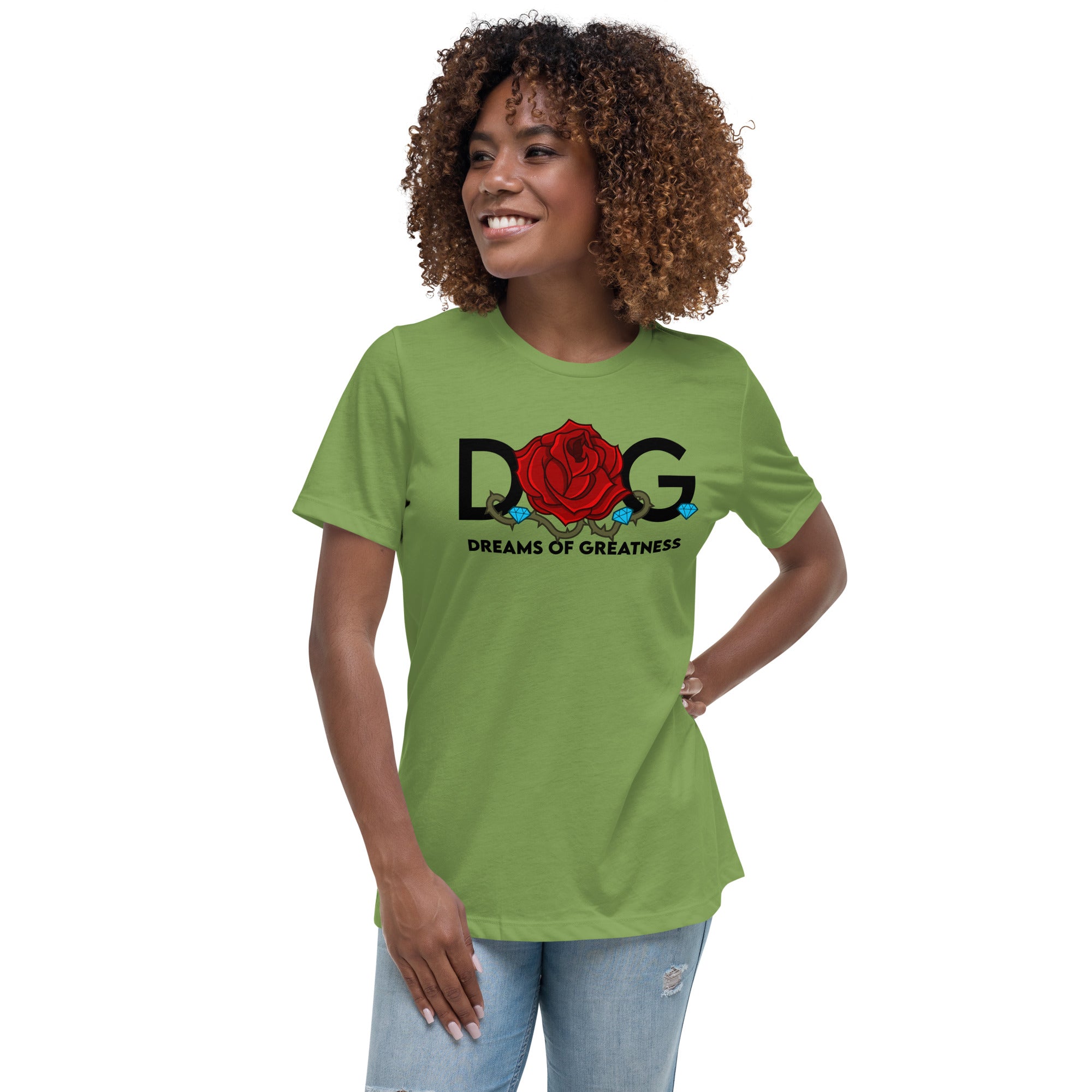D.O.G. Rose Women's Relaxed Tee Shirt