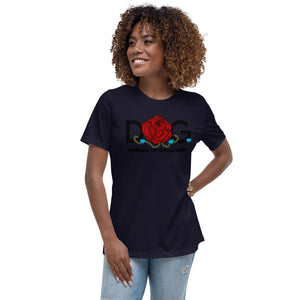 D.O.G. Rose Women's Relaxed Tee Shirt