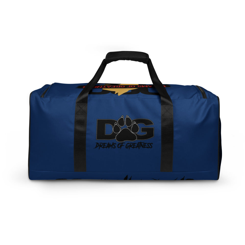 Paw Print Duffle Bag (BLUE)