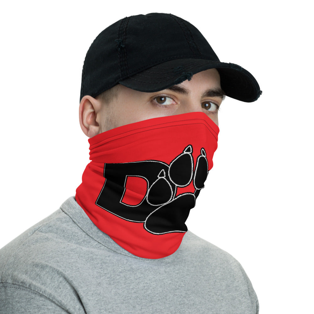 Paw Print Face Mask (RED)