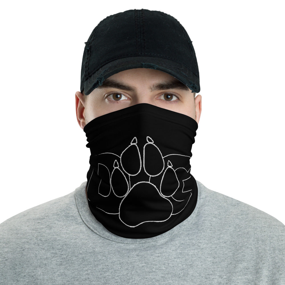 Paw Print Face Mask (BLACK)
